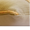 thumbnail image 2 of The HomeCentric Designer Lumbar Pillow Cover beige Pack of 2, 12"x20" (30x50 cm) Jute Jute, Tape Oblong Pillow Cover, Striped Contemporary Style - Jute Journeys, 2 of 5