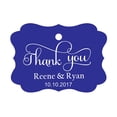 thumbnail image 1 of 100 PCS Thank You Custom Made Hang Tags Personalized Wedding Favor Gift Paper Tags, 1 of 1