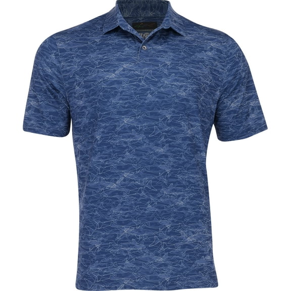 Greg Norman Lab Shark Shadow Polo Short Sleeve Shirt Men Choose Size & Color