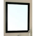 thumbnail image 3 of Bellaterra Home 24 in. Wood Framed Mirror in Black, 3 of 3