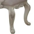 thumbnail image 5 of ACME Ragenardus Wooden Dining Arm Chair in Gray and Antique White Set of 2, 5 of 5