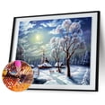 thumbnail image 2 of Taladro completo Escena de nieve 5D Diamante DIY Pintura Artesanía Decoración para el hogar FLhrweasw  Nuevo, 2 of 6