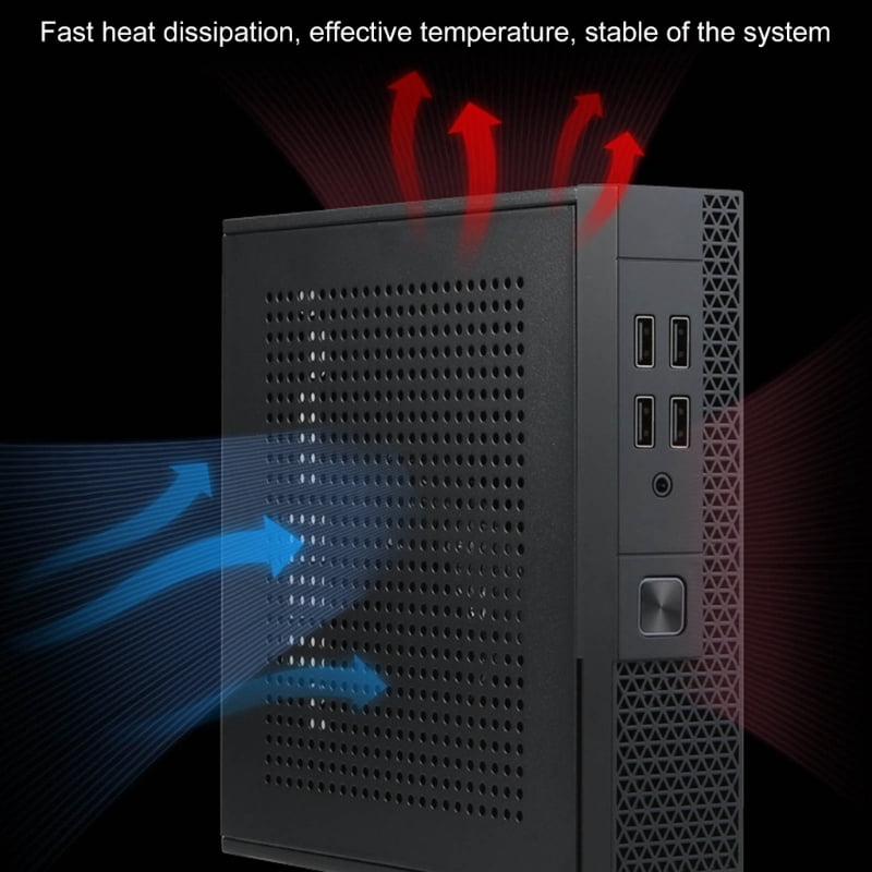 Zecic Industrial Control TX07 Mini-ITX HTPC Case Easy to Use PC Case ITX Computer Case