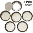 thumbnail image 1 of 6 moldes para tartas antiadherentes de alta resistencia con fondo extraíble, moldes para quiche de fondo suelto extraíbles, molde para pasteles Adepaton 2033880-2, 1 of 9