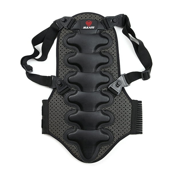 Protecteur de dos de moto coussin de protection dorsal de Protection en EVA  épais détachable pour la moto, le VTT, le patinage, le ski 