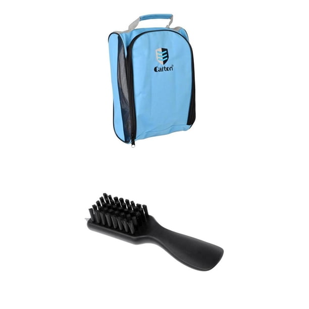 Bolsa de transporte para zapatos de viaje de alto rendimiento Portazapatillas de golf y cepillo para zapatos Azul Zulema Cepillo de zapatos de golf