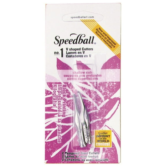 Speedball Linocutter #1 Small V 2-Pack