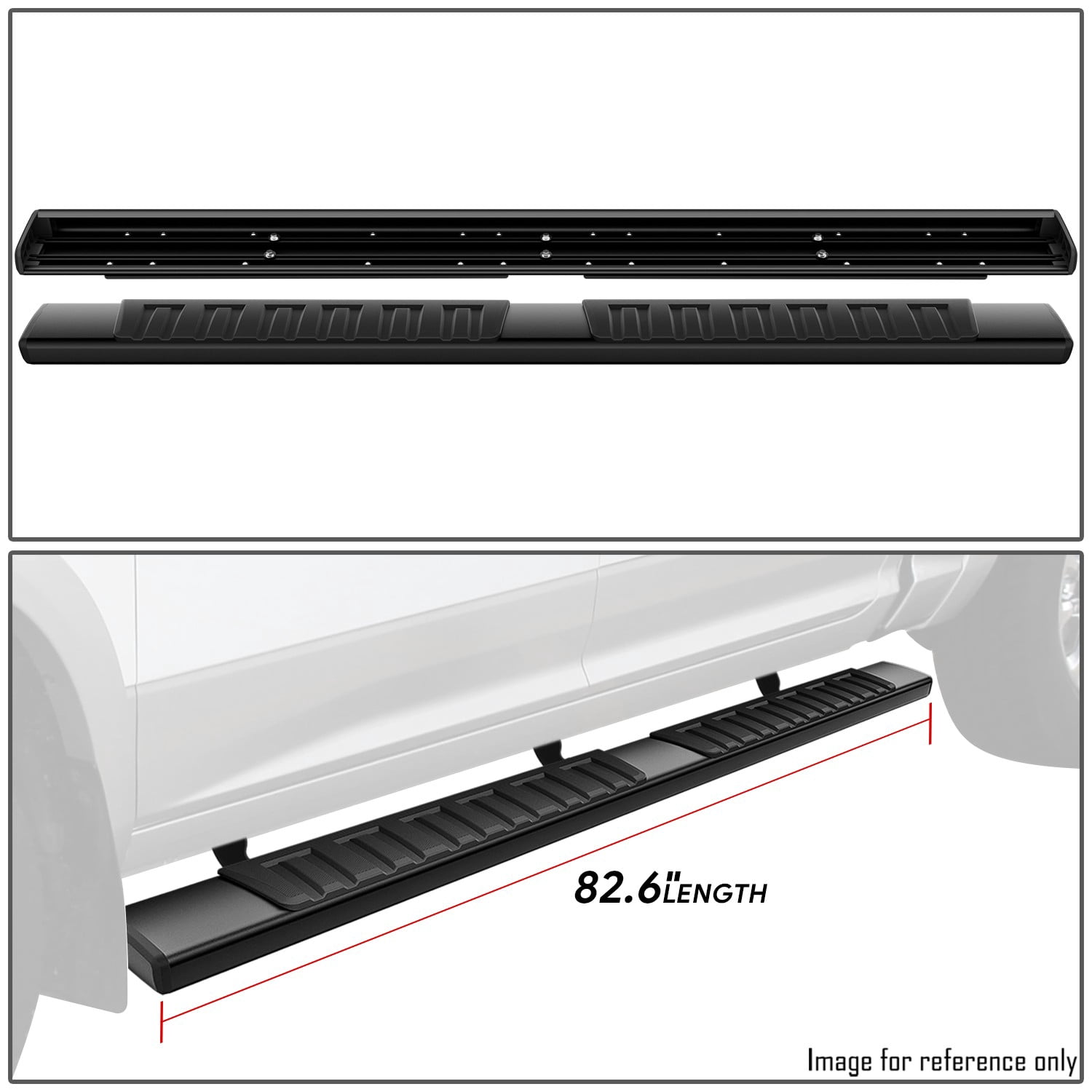 DNA Motoring for 19-24 Ram 1500 Crew Cab 6" Side Step Nerf Bars Running Boards