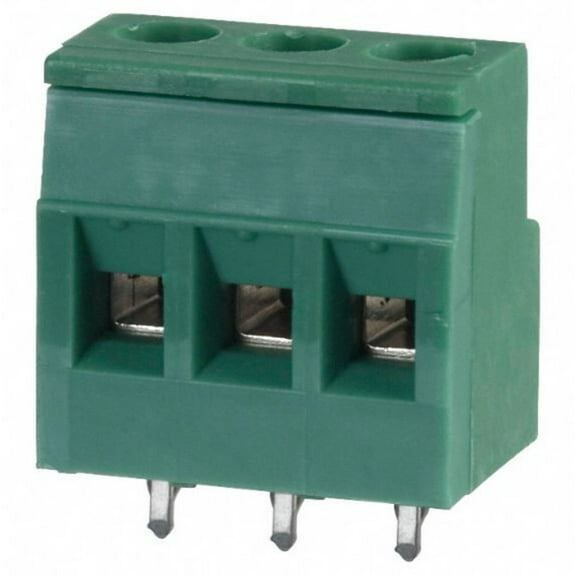1730625 Connector 3 Position Wire to Board Terminal Block Horizontal with Board 0.200 (5.08mm) Through Hole : RoHS