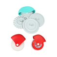 thumbnail image 3 of Shengyu 6Pcs Pastry Wheel Plastic Wheel Roller Pastry Wheel Decorator Kitchen Baking Tool for Pie Crust Pizza Decor, 3 of 6