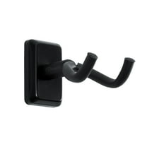 Gator Cases GFW-GTR-HNGRBLK Frameworks Wall Mounted Guitar Hanger with Black Mounting Plate