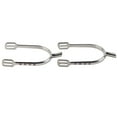 thumbnail image 2 of Espuelas estrechas de aleación de zinc y latón cromado para mujer NikouMX, 2 of 8