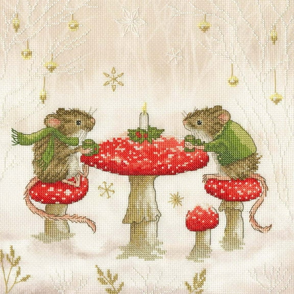 Bothy Threads Toadstool Treats Counted Cross-Stitch Kit