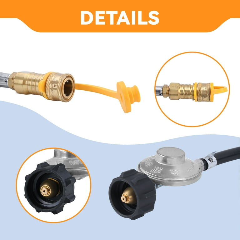 Quick Connect Mr Heater Buddy 20 Lb Tank Adapter Quick Connect