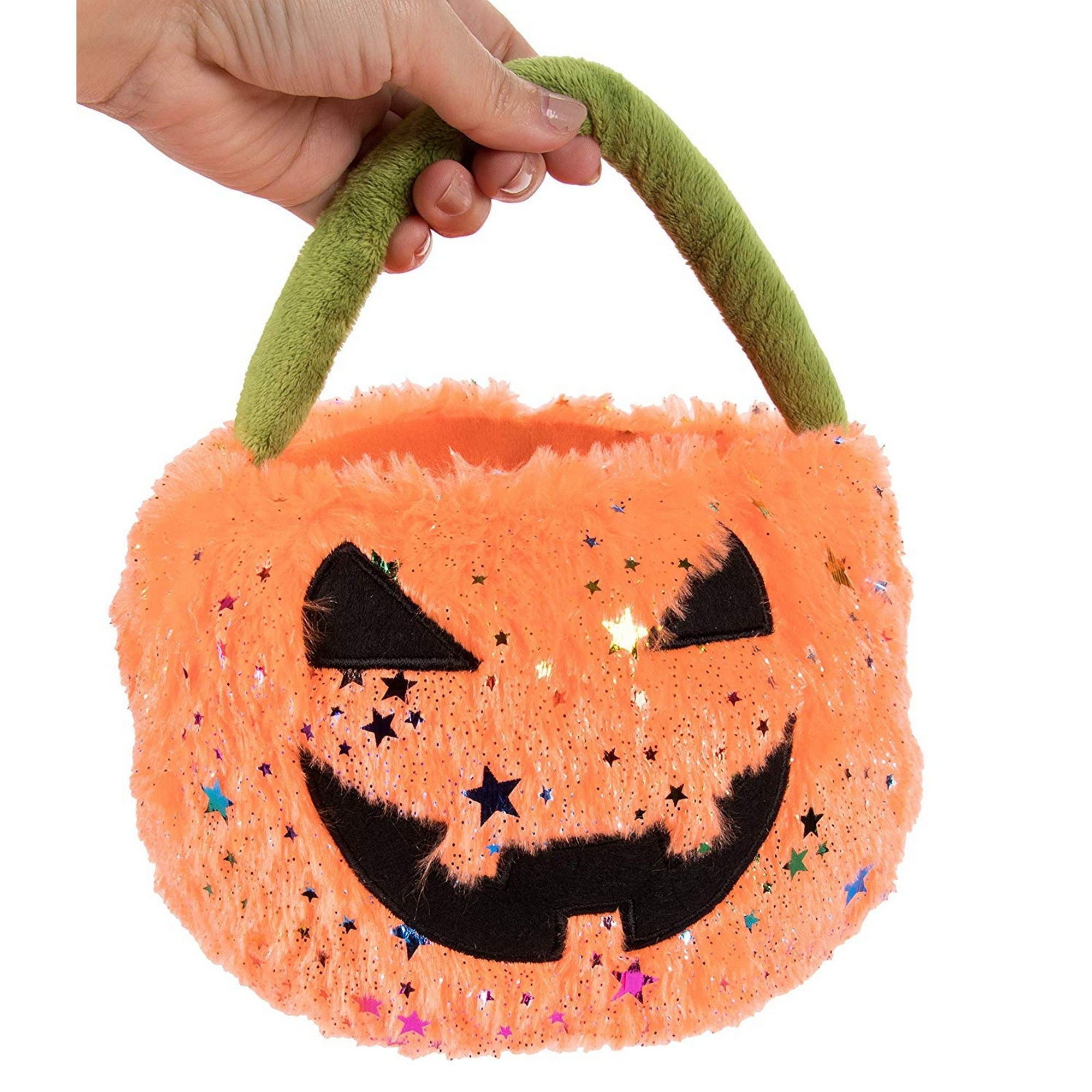 5 Jack-O-Lantern Plush ~ Great Halloween Party Favor ~ 12 RIN