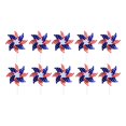 thumbnail image 1 of Lot de 10 Roues Pivotantes Patriotiques Étoiles et Rayures Très Adaptées pour 4e Rouge de, 1 of 8