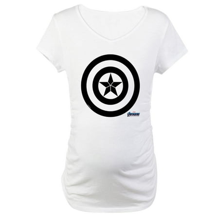 

CafePress - Captain America Shield Maternity T Shirt - Cotton Maternity T-shirt Cute & Funny Pregnancy Tee