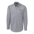 thumbnail image 2 of Men's Cutter & Buck Charcoal Baylor Bears Easy Care Stretch Gingham Long Sleeve Button-Down Shirt, 2 of 3