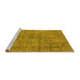 thumbnail image 2 of Ahgly Company Machine Washable Indoor Rectangle Oriental Yellow Industrial Area Rugs, 5' x 7', 2 of 4