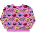 thumbnail image 3 of Sesame Street Sweater and Jogger Pant Set for Girls, Comfy Active Wear for Kids, 3 of 5