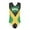 Coconut Tree Jamaican Flag, variant on FOR U DESIGNS USA Flag Kids Toddlers Sleeveless Swimwear Quick Dry Beach Sport Swimsuit, 3-4T Girls Bathing Suit One Piece Tank Leotard, 4th of July