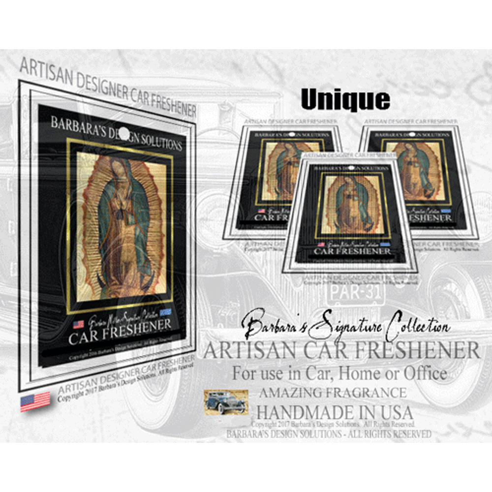 Car Fresheners Our Lady Unique Artisan Unique Unisex Designer Auto Air Fresheners by B.D.S. All