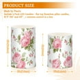 thumbnail image 3 of Chic Pink Roses Flickering Flameless Candles LED Tealight Battery Operated with Remote Set of 2 Holiday Decor Ornaments, 3 of 7