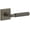 Titanium Gray, variant on Viaggio 623930 Quadrato Right Handed Solid Brass Privacy Door Lever Set - Nickel