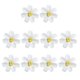 thumbnail image 2 of 50 piezas de seda Daisy flores cabezas boda fiesta Navidad decoración del hogar adornos beige Sunnimix Cabeza de flor, 2 of 8