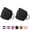 black, variant on Minzimin Fitness Ankle Straps for Cable Machines, 2 Pack Comfortable Adjustable Padded Ankle Wrist Cuffs, Kickback Glute Workouts for Men Women