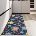 thumbnail image 4 of Pioneer Flower Floral Print Pattern Kitchen Rug Mat,Kitchen Runner Rugs Non Skid Washable,Decorative Kitchen Floor Mats for Kitchen,Sink,Laundry,17"X47", 4 of 5