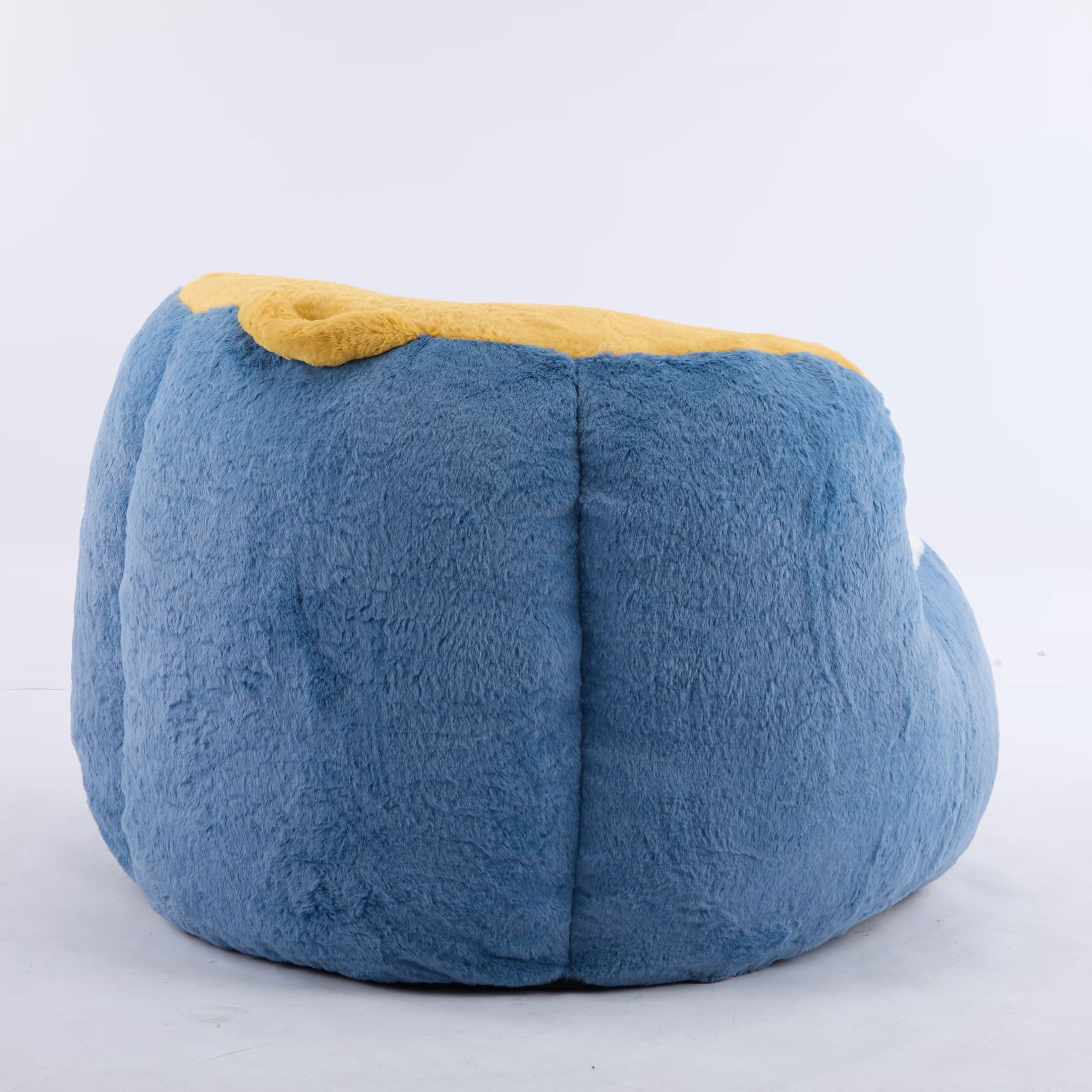 MAYEERTY Oversized Bean Bag Chair, Faux Rabbit Fur Lounge Sofa for Living Room Bedroom Dorm, No Assembly Required