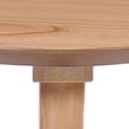 thumbnail image 4 of Noble House Mid-Century Guitar Pick End Table,Egg-Shaped Top,Natural, 4 of 7
