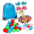 thumbnail image 4 of Bolas de agua globos de agua para niños adultos con bolsa de transporte juego de piscina juego 104pcs/set para piscina al aire libre en el patio, 4 of 8