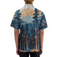 thumbnail image 4 of Scrubs for Men Chest Pocket V-Neck Short Sleeve Printed Shirts Work Wear Uniform Daily Wear Tops, 4 of 4