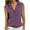 Purple, variant on Tauxra Sleeveless Button Down Shirts for Women Casual Solid Sleeveless Turn Down Collar Pockets Buttons Shirt Tops