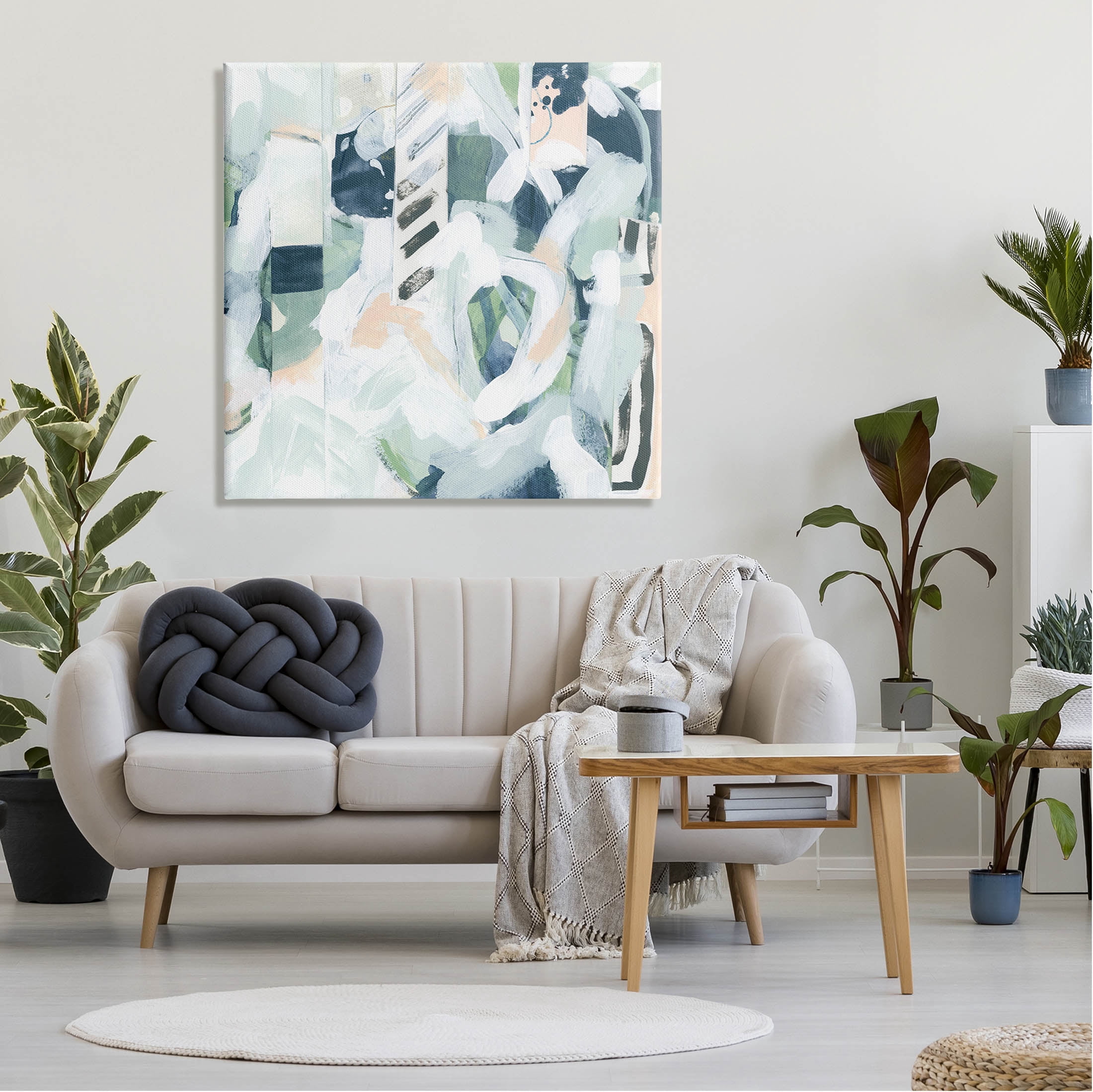 Stupell Industries Various Modern Shapes Arrangement Painting Gallery Wrapped Canvas Print Wall Art, Design by June Erica Vess