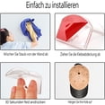 thumbnail image 4 of FloreceBien Vibbang - 10 ganchos autoadhesivos para colgar gorras de béisbol, para pared, sin necesidad de taladrar, organizador de estantes para gorras, sujeción fuerte, modernos colgadores para, 4 of 5