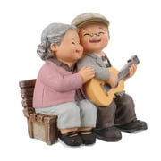Love Memory Ornaments Elder Couple Figurines Lover Mums Birthday Gifts Toys Grandparents Mother