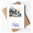 thumbnail image 1 of Canvas Shoes Coconut Tree Illustration Welcome Back Greeting Cards Envelopes Blank, 1 of 3