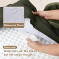 thumbnail image 3 of Cama para perros EHEYCIGA Orthopedic XL, impermeable, espuma viscoelástica, verde, 3 of 7