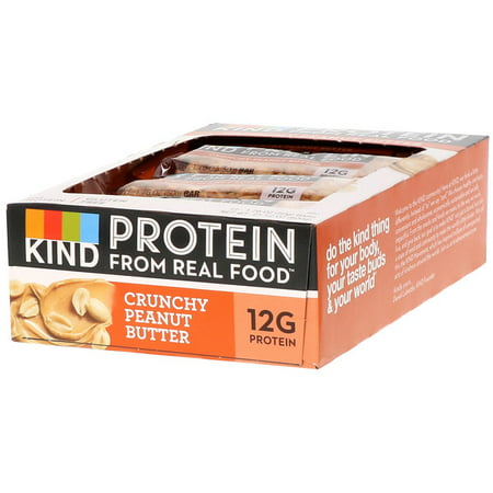 KIND Bars Protein Bars Crunchy Peanut Butter 12 Bars 1.76 oz