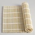thumbnail image 2 of Japanbargain 1573X2 Juego De 2 Tapetes Para Sushi Con Rodillos Para Sushi, Tapete Para Sushi De Bambú, Tapete Para Hacer Sushi, Cuadrado De 9,5 Pulgadas, 2 of 5