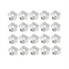 20 Piece 925 Sterling Flower Beads Cap End Spacer Beads Jewelry Making Findings Accessories 4mm