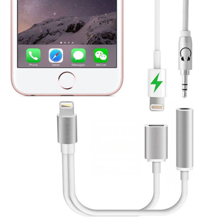 Cable Lightning A Jack 3.5 Auricular P/ iPhone 8 Al 14