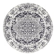 thumbnail image 3 of Unique Loom Richmond Collection Area Rug - Medallion (5' 1" Round Blue/Ivory), 3 of 6