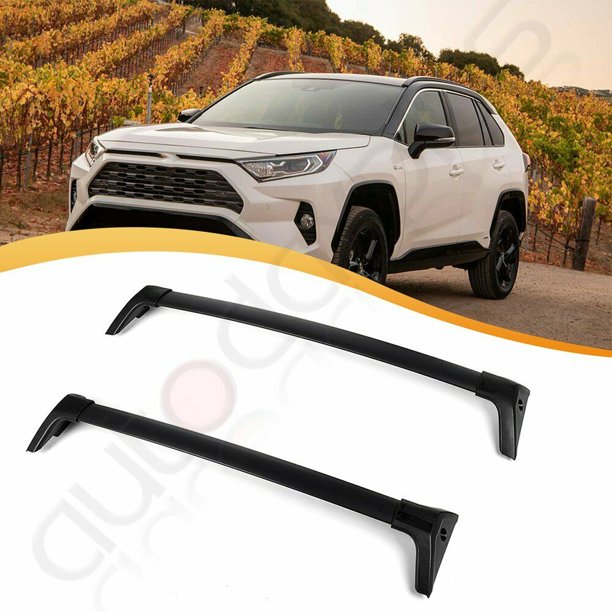 ECCPP Black Roof Rack For Toyota RAV4 2019 luggage Cargo Style Cross