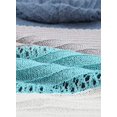 thumbnail image 5 of Womens Striped Color Block Hoodies Fashion V Neck Knit Sweater Pullovers, 5 of 5