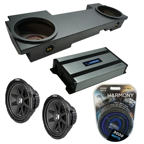 02-13 Cadillac Escalade EXT Underseat Kicker C12 Dual 12 Rhino Sub Box HA-A800.1