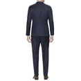 thumbnail image 2 of DTI GV Executive Men's Suit Two Button 2 Piece Modern Fit Jacket Pants Birdseye French Blue, 2 of 4